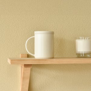 달콤한 휴식, 부부티 크림 도자기 티머그 360ml