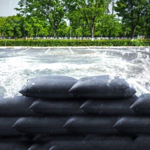 장마 모래 주머니 매장 입구 태풍 폭우 침수 대비 홍수 방지 물막음 수방모래 5개