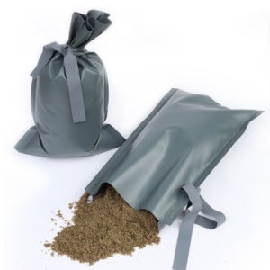 장마 모래 주머니 매장 입구 태풍 폭우 침수 대비 홍수 방지 물막음 수방모래