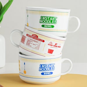 도자기 라면기 전자레인지 라면용기 계란 찜기 그릇 시리얼볼