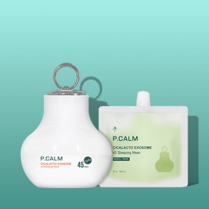 [리필기획] 피캄 엑소좀 슬리핑마스크 본품 50ml + 리필팩 50ml / 흔적케어 잡티개선 수면팩 슬리핑팩 스피큘 진정 시카 홈케어 디바이스