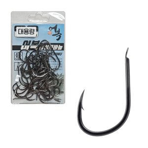 어복 대용량 감성돔바늘 50개입 1호-7호 흑침 바다낚시바늘