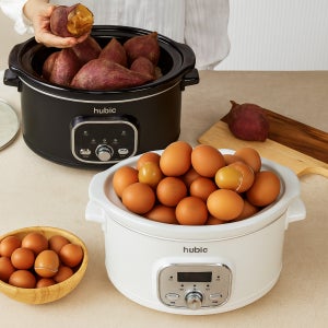 휴빅 슬로우쿠커 타이머 맥반석 구운계란 만들기 기계 슬로우쿡 예약기능