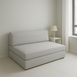 나가다 4단 접이식 소파베드 원룸매트 기숙사 간이침대 싱글 쇼파겸침대 그레이