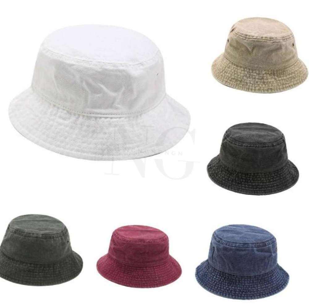 무지 벙거지 벙거지모자 면버킷햇