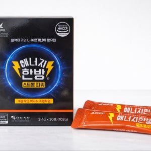 [에너지한방30포]스트롱파워 블랙마카 아르기닌 복분자 구기자 만성피로 피로회복제 한달분