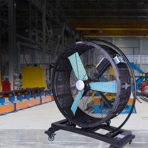 산업용 선풍기 축사 공업용 마트 작업현장 공장 강풍기 영구 920B150L 물탱크형 냉풍 가능