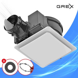 그렉스 GL-90MDS 전동뎀퍼일체형 욕실팬 화장실 저소음 고정압 정풍량 환풍기 교체 역류방지 자가설치