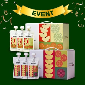 [이벤트] CCA주스+ABC주스 물 한 방울 섞지 않은 100% NFC착즙 X 40개입