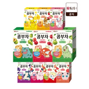 [신규 3종] 담터 포켓몬 콤부차 10T X 10종 혼합 (100T)