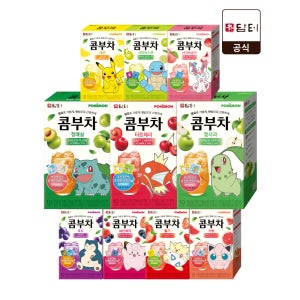 [신규 3종] 담터 포켓몬 콤부차 10T X 10종 혼합 (100T)