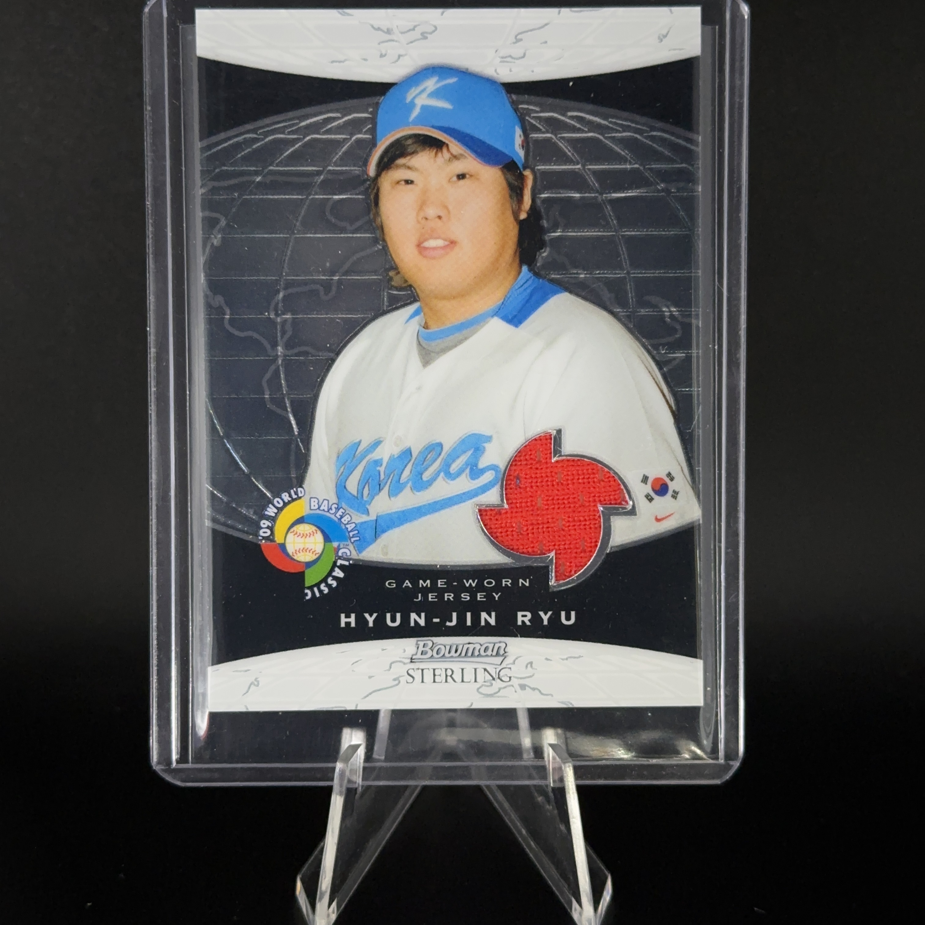 2009년 월드베이스볼클래식 WBC 류현진 기념카드 탑스 TOPPS 보우만 스털링