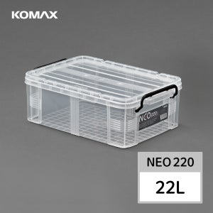 코멕스 네오박스 22L (543x363x188) 플라스틱 리빙 수납박스