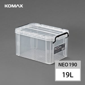 코멕스 네오박스 19L (453x293x247) 플라스틱 리빙 수납박스