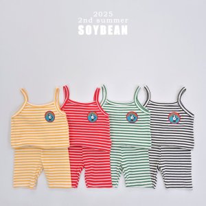 소이빈 25여름 기획 헬로 갈매기 끈나시 상하복 세트 유아동 XS-XL (4 colors)