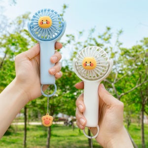 카카오프렌즈 춘식이선풍기 미니 파워 손선풍기 핸디 무선 초미니 가벼운휴대용 충전식 스트랩