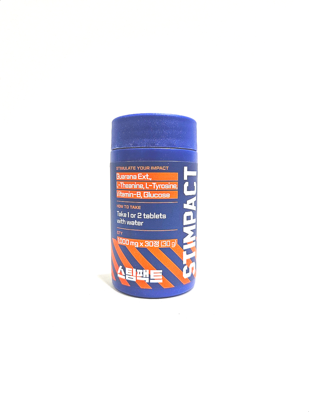 <b>스팀팩트</b> 카페인 활력 체력 누트로픽 비타민B 잠깨는 몰입 에너지 타블렛 1000mg x 30정