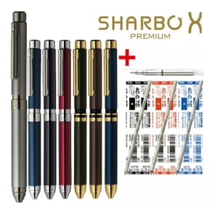 지브라 샤보 X TS10 다기능펜 세트 리필포함 샤프심 0.5mm 3색 볼펜심 0.7mm