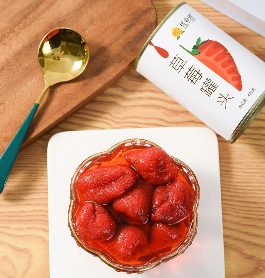 딸기통조림 케이크 베이킹 5캔 재료 디저트 음료 베이킹 데코 토핑 딸기통조림425g 5캔