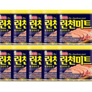 롯데햄 런천미트 캔햄 통조림 부대찌개 340g 10개