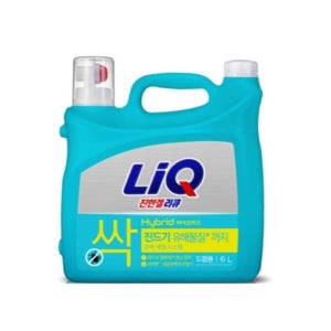 리큐 드럼용세제 진한겔 하이브리드 대용량 6리터 진드기 분비물 제거
