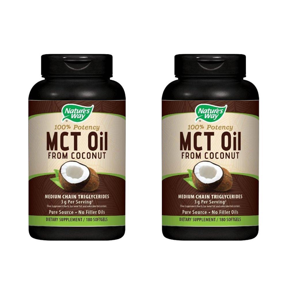 네이처스웨이 <b>MCT 오일</b> 180정 2개