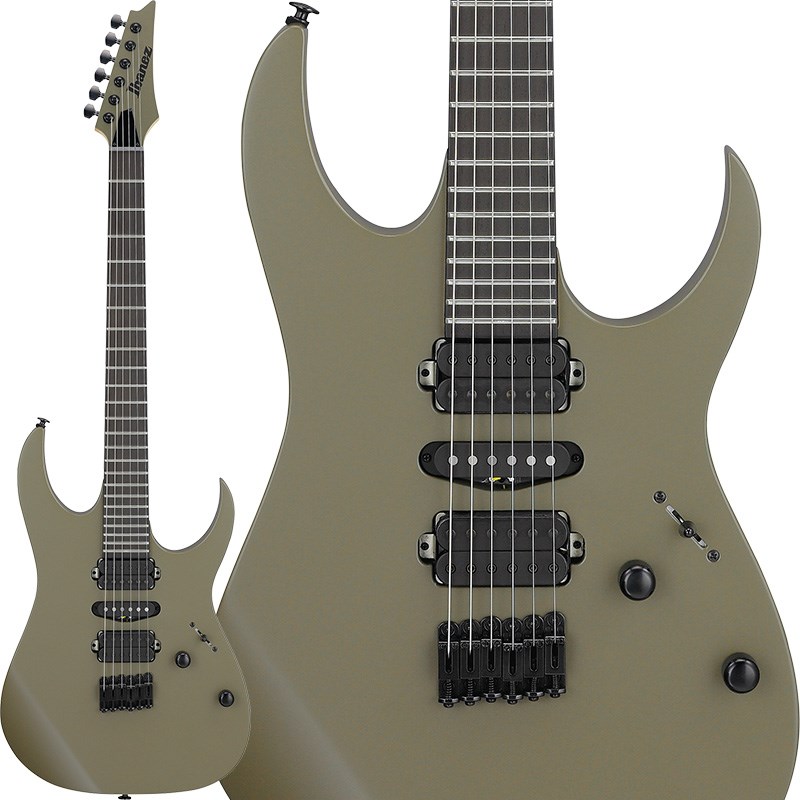 Ibanez 아이바네즈 Ibanez 일렉기타 J-LINE 카키 메탈릭 플랫 RG6HSHFX-KMF