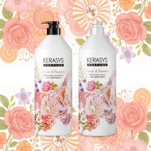 케라시스 퍼퓸 샴푸 린스 대용량 1000ml 1+1