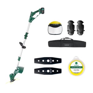 나리온 21V 전기 전동 예초기 4Ah 충전 무선 예초기 GCM-21