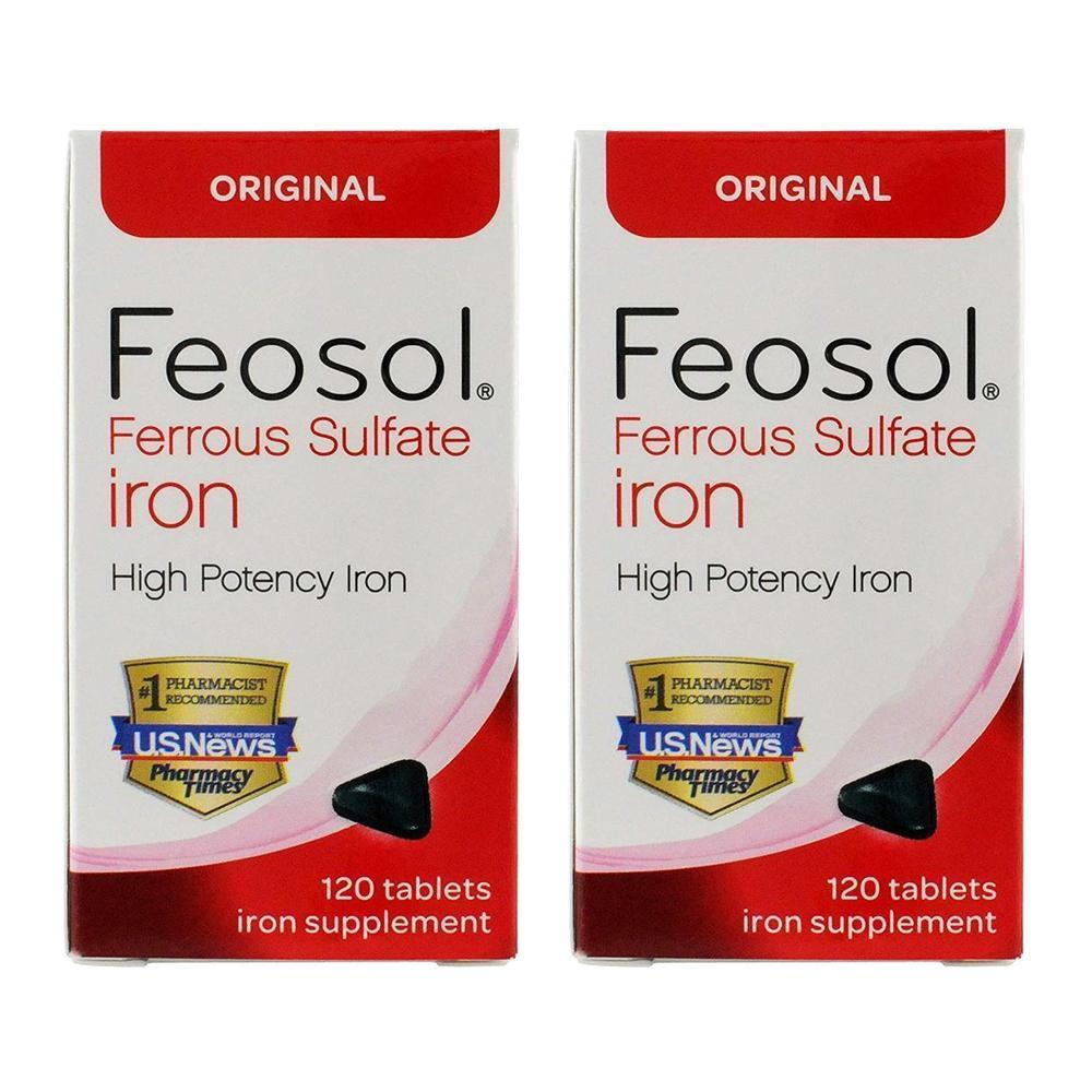 페오솔 철분 120정 2개