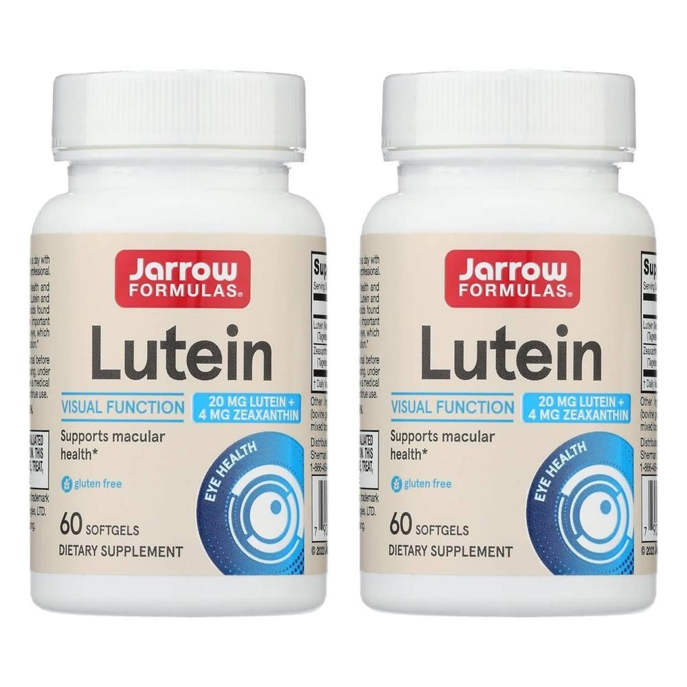 Jarrow Formulas 자로우 포뮬러스 <b>루테인</b> 20mg 소프트젤 60정 2개