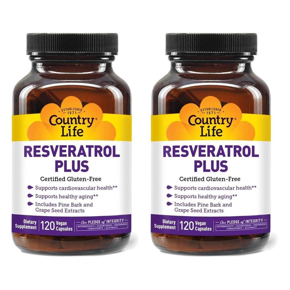 컨트리라이프 레스베라트롤 플러스 1000mg 캡슐 120정 2개