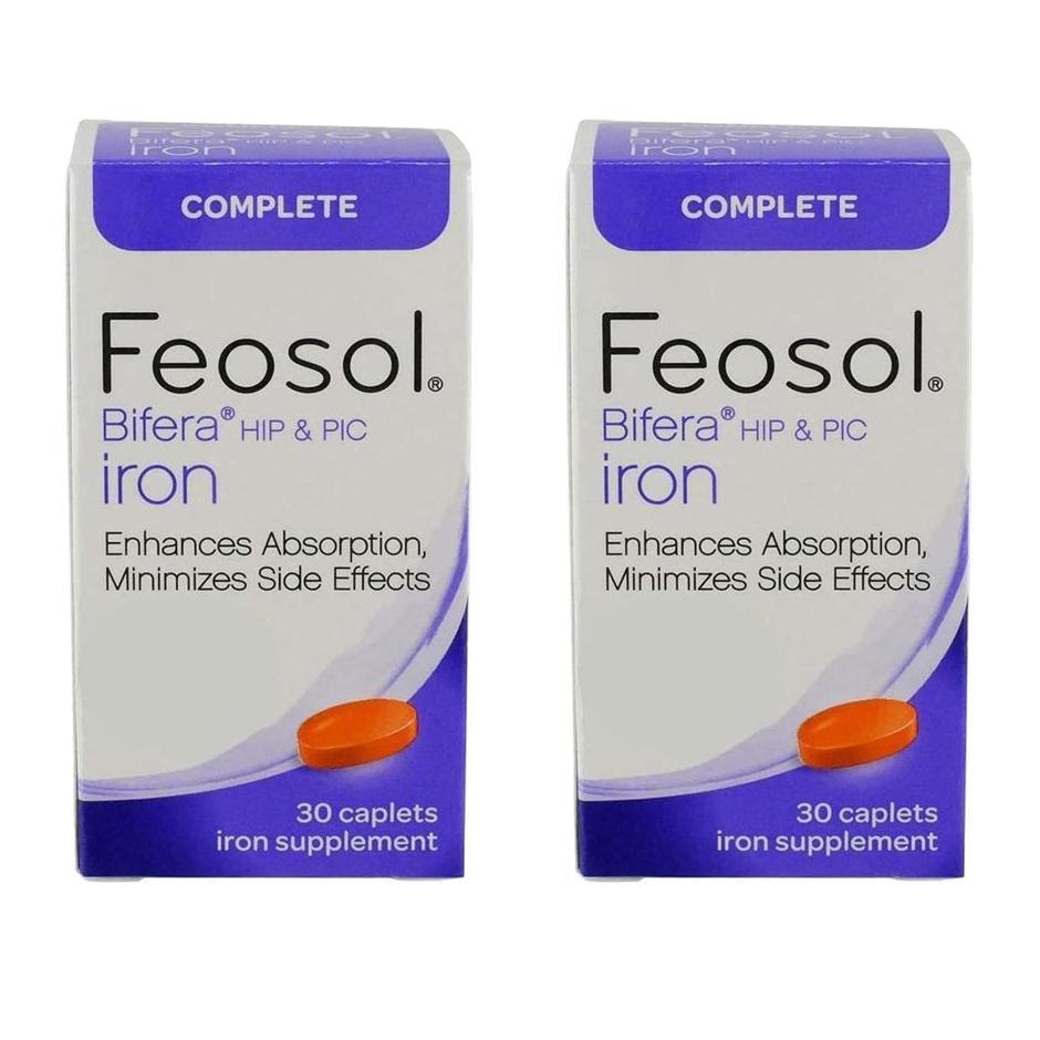 페오솔 비페라 HIP &amp; PIC 철분 30정 2개