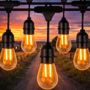 파티라이트 감성 캠핑 스트링라이트 오징어등 야외 줄 전구 조명 파티 등 LED 10등