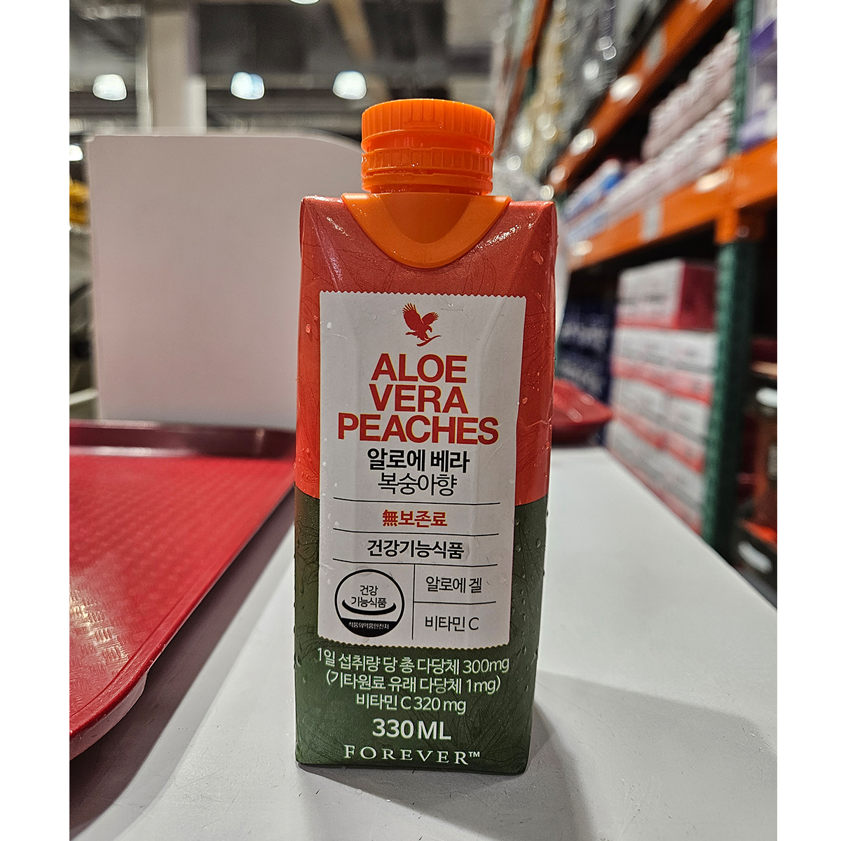 포에버 <b>알로에</b>베라 복숭아향 330ml 12개 코스트코