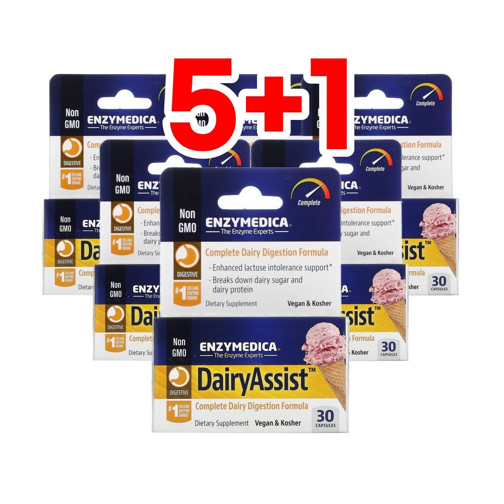 [5+1] 엔자이메디카 <b>데어리어시스트</b> 30정