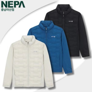 네파 경량패딩 숏기장 점퍼 남성 일상복 아웃도어 덕다운 간절기 이월패딩