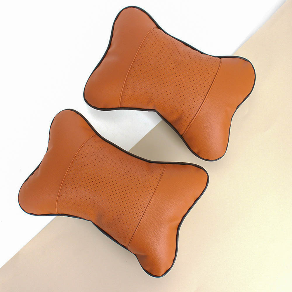 차량용 목베개 브라운 운전 장거리 프리미엄 목받침 자동차