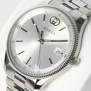 구찌 실버메탈 시계 YA1264232 백화점AS