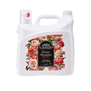 르샤트라섬유유연제 대용량 고농축탈취제 5.7리터 본품 피오니부케, 5.7L, 1개