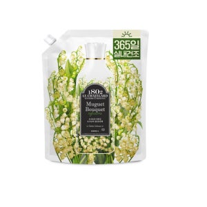 르샤트라섬유유연제 고농축탈취제 리필 파우치 뮤게부케, 2L, 1개