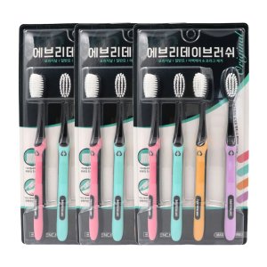 이지덴케어 365에브리데이 부드러운모 칫솔 12개 (4개입 X 3세트)