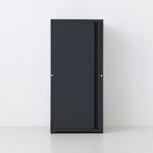 도미닉 캐비넷 1문 수납장 40x35x87, 1단, 다크그레이 8835.3465