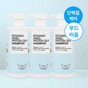 보타미안엔젤 단백질 샴푸 미용실 대용량 손상모 프로틴 향좋은 퍼퓸 샴프 과일, 750ml, 3개