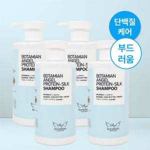 보타미안엔젤 단백질 샴푸 미용실 대용량 손상모 프로틴 향좋은 퍼퓸 샴프 과일, 750ml, 4개