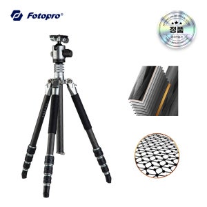 Fotopro 포토프로 T-ROC ONE 프로페셔널 여행용 카본 삼각대 최대하중 10kg