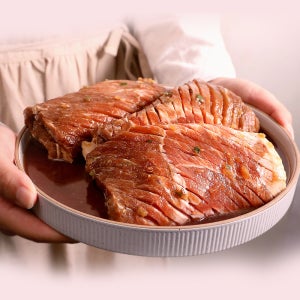 포천이동 칼집 한돈 왕구이 양념 순살 갈비 1kg ( 500g + 500g)