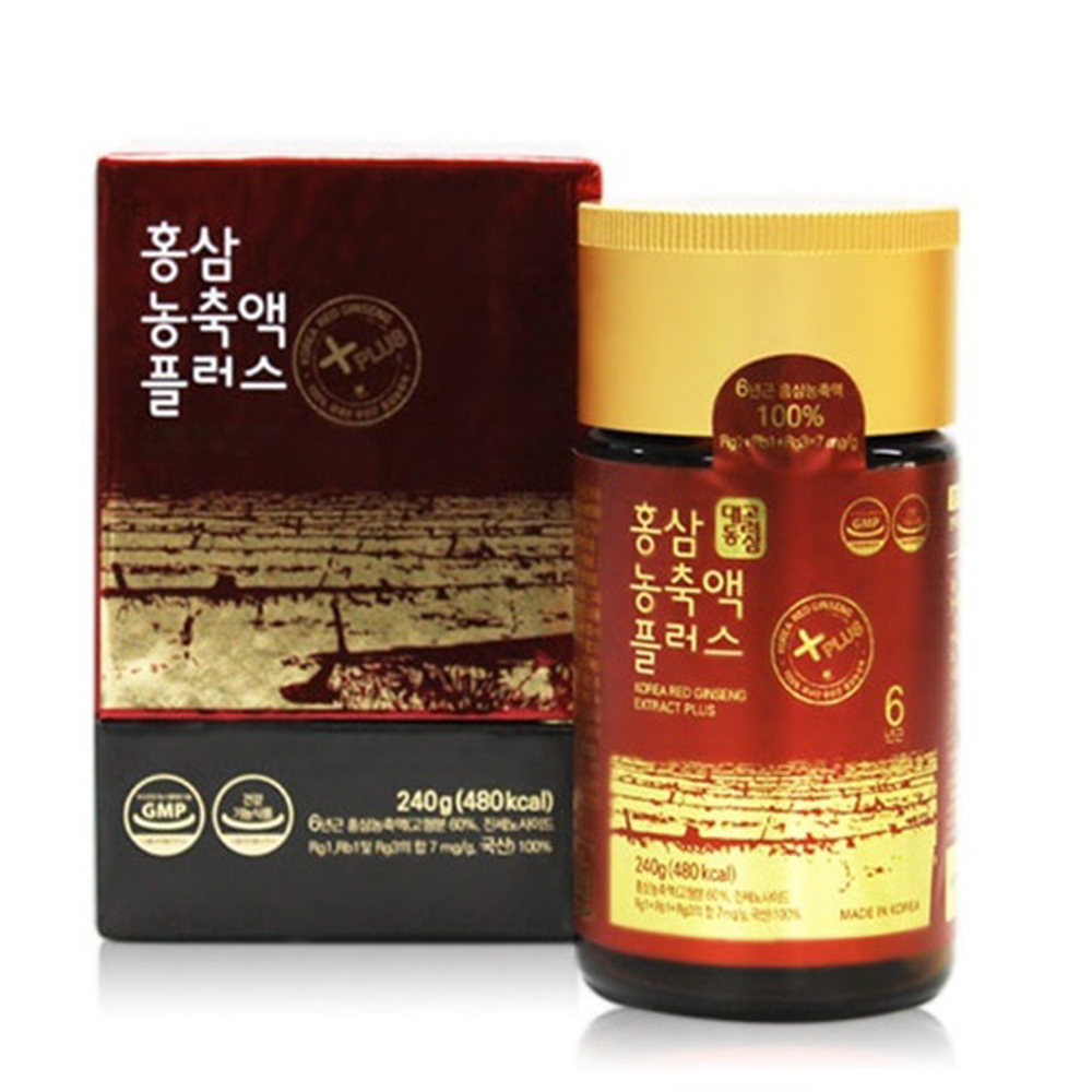 대동고려삼 <b>홍삼</b>정 6년근 <b>홍삼농축액 플러스 240g</b>