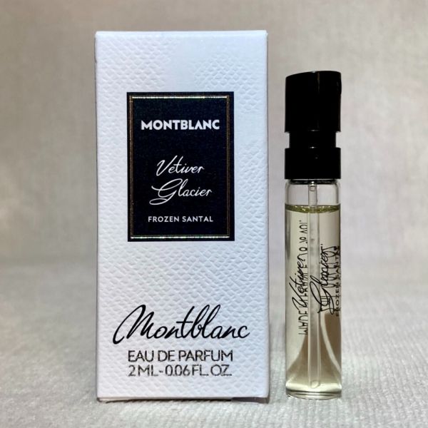 몽블랑 Montblanc Vetiver Glacier Frozen Santal EDP 미니 향수 .06oz 2ml
