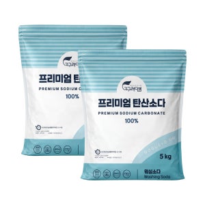 고구려디엠 미국산 프리미엄 탄산소다, 워싱소다 5kg, 무향, 2개
